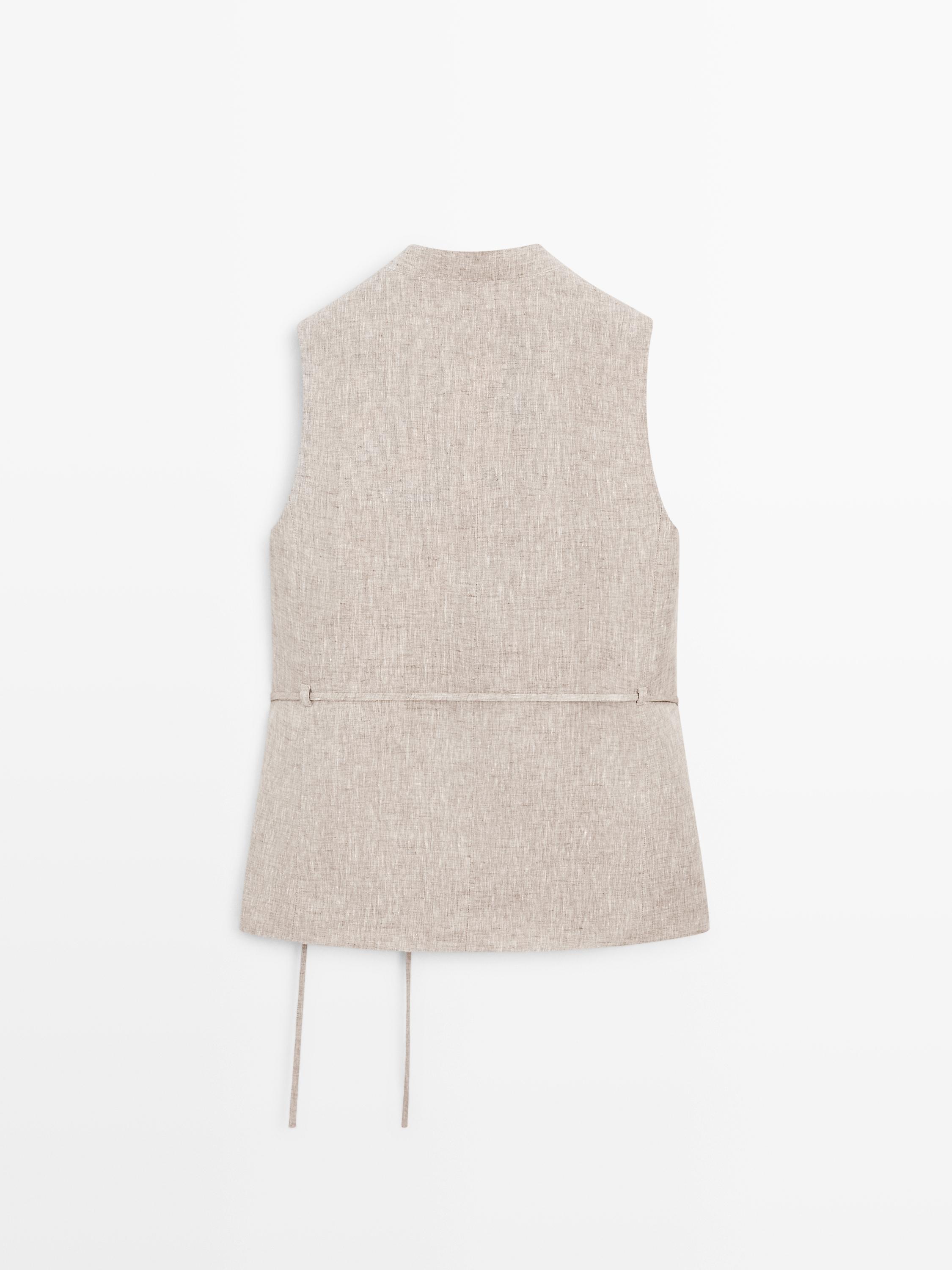 Gilet de costume croisé